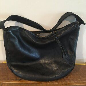 *PROJECT BAG* Super Soft Margot Black Leather Hobo with Issue